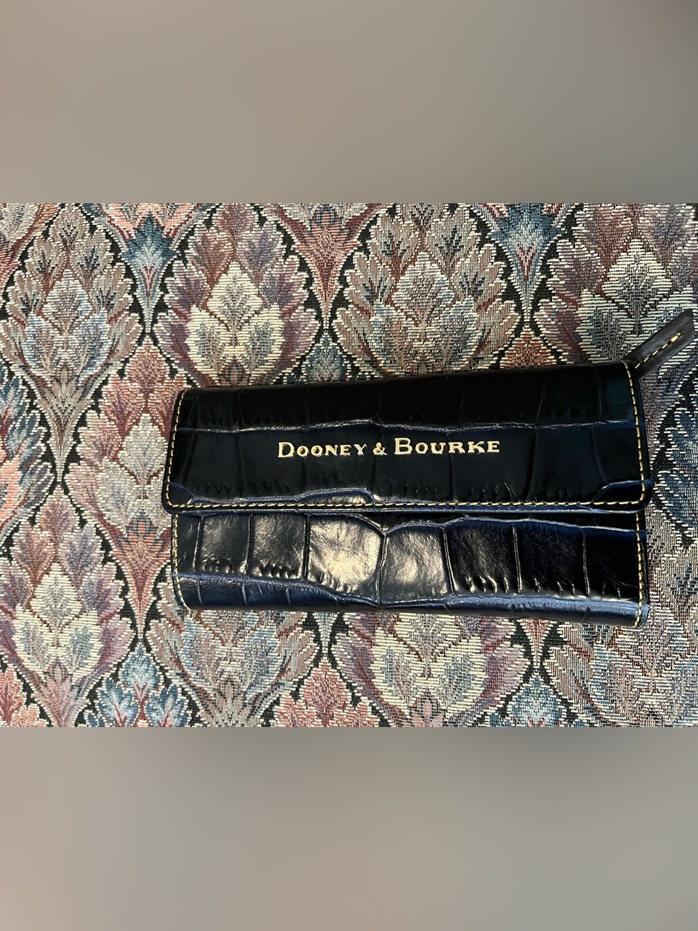 Dooney & Bourke Croco Continental wallet